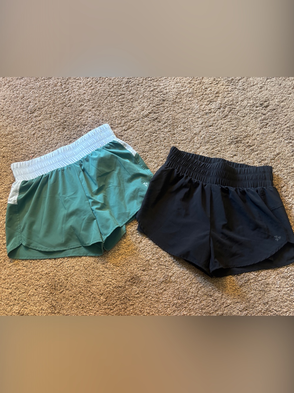 tek gear 10/12 Kids Athletic Shorts - Teal & Black Set